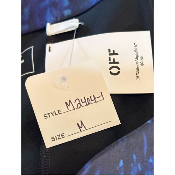 Off-White all-over logo-print flared trousers NWT Size Medium - Picture 12 of 12